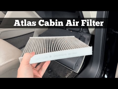How To Change A 2018 – 2021 Volkswagen Atlas Cabin Air Filter – Remove Replace VW Filter Location