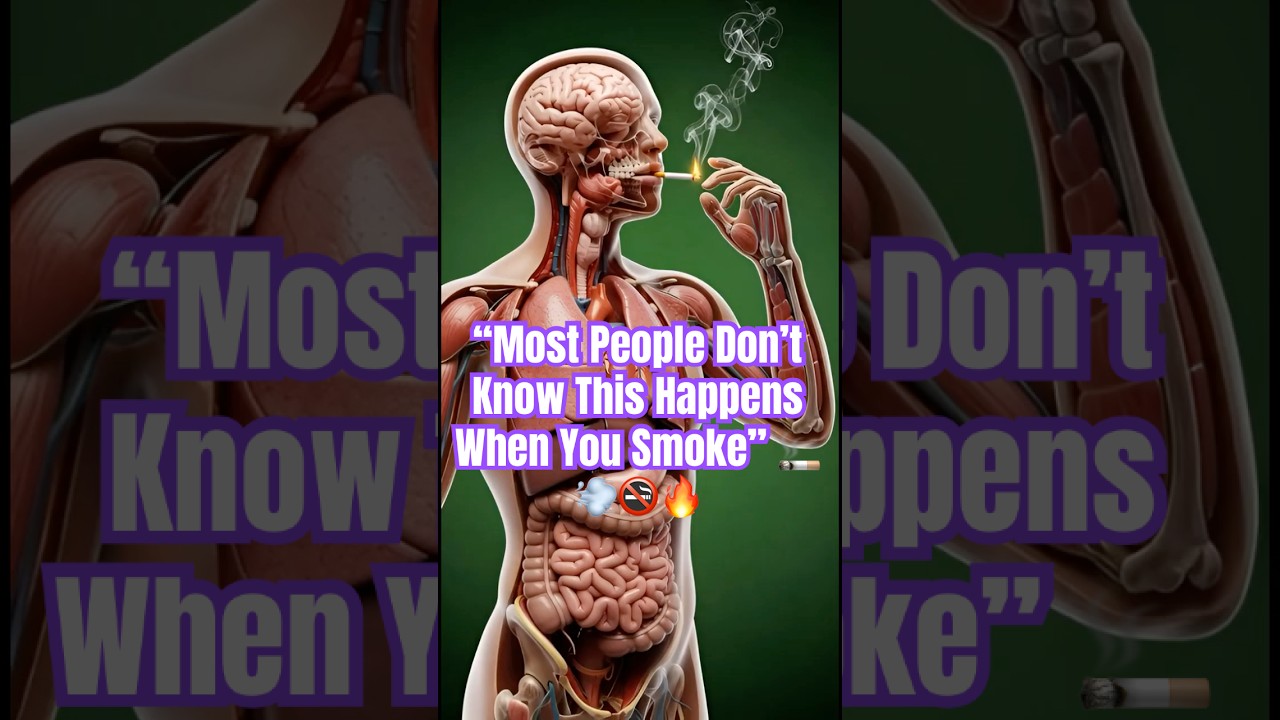 “One Puff of a Cigarette… This Happens Inside Your Body 🚬😱” 
