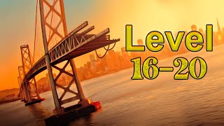 Bridge construction simulator lavel 16 to 20 | Bridge construction simulator gameplay