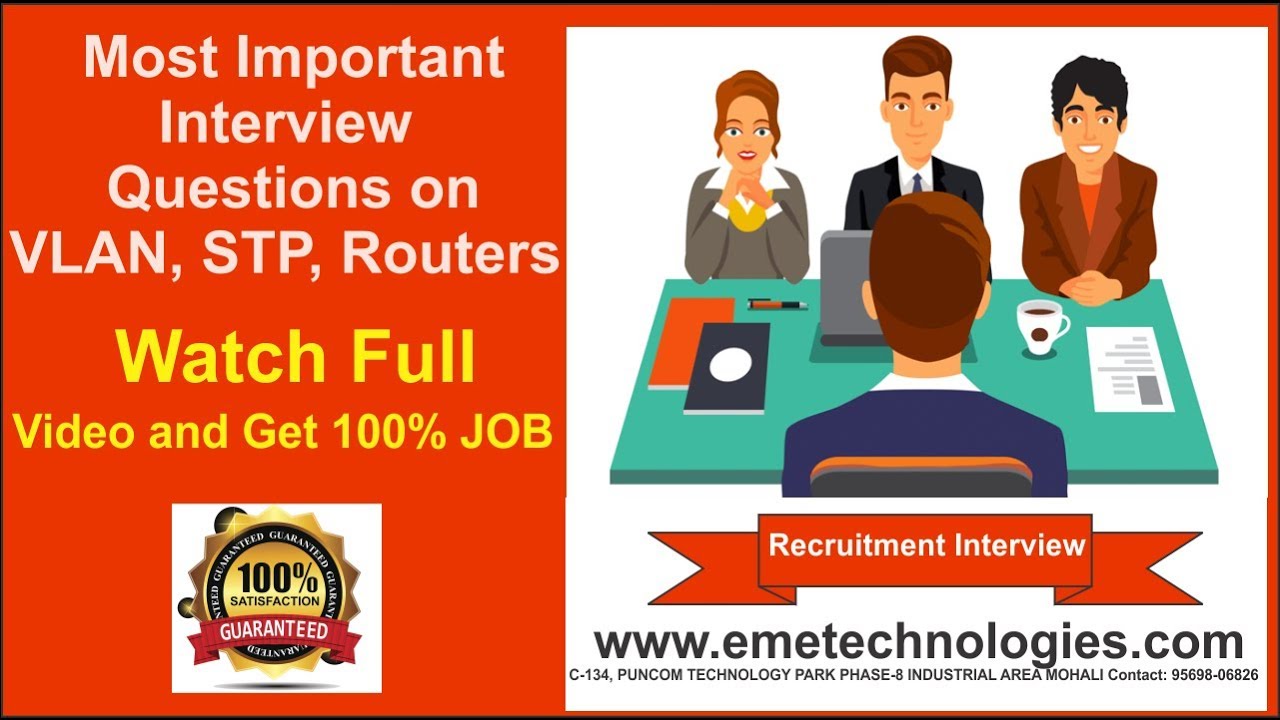 Most Important Interview Questions on VLAN, STP and Router