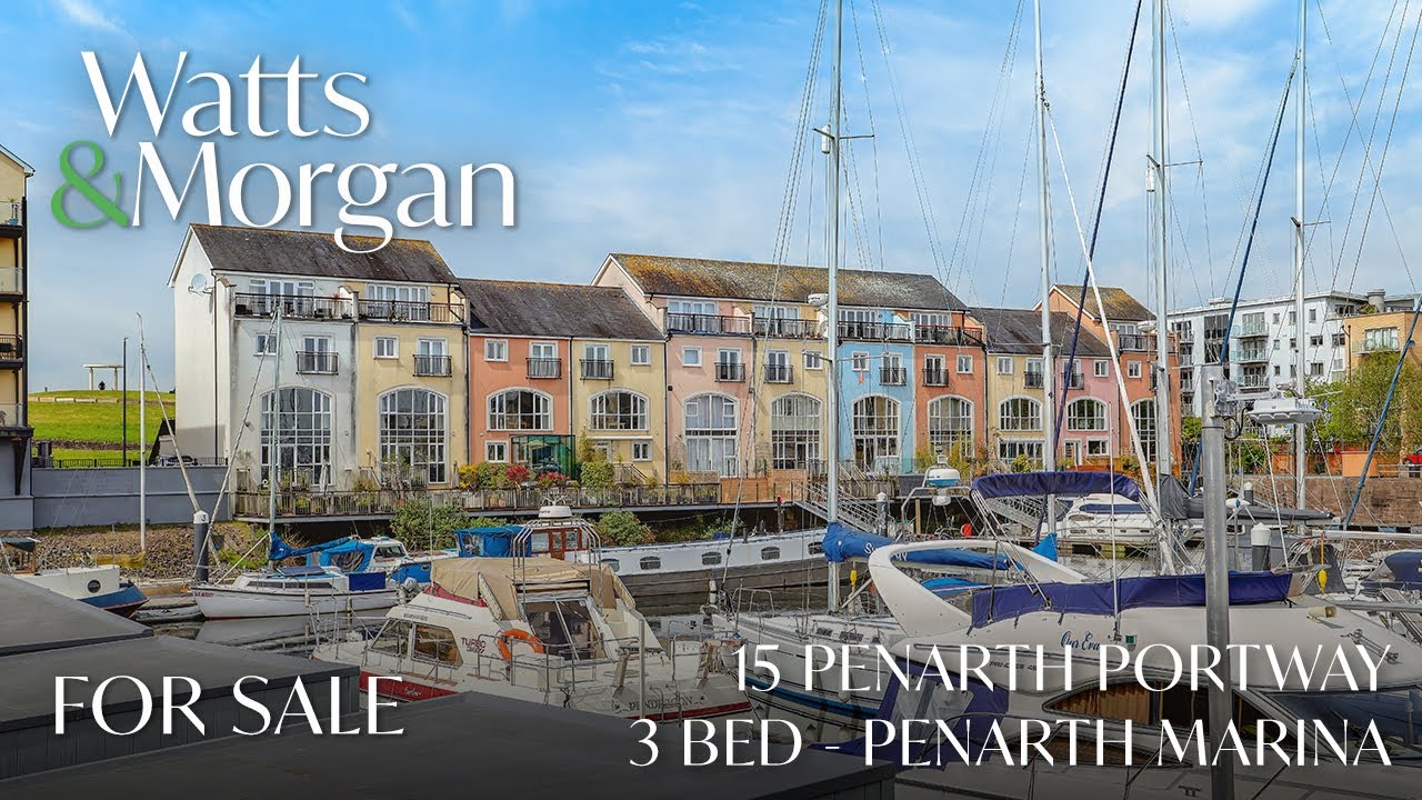 Walkthrough property video tour of 15 Penarth Portway Penarth Marina