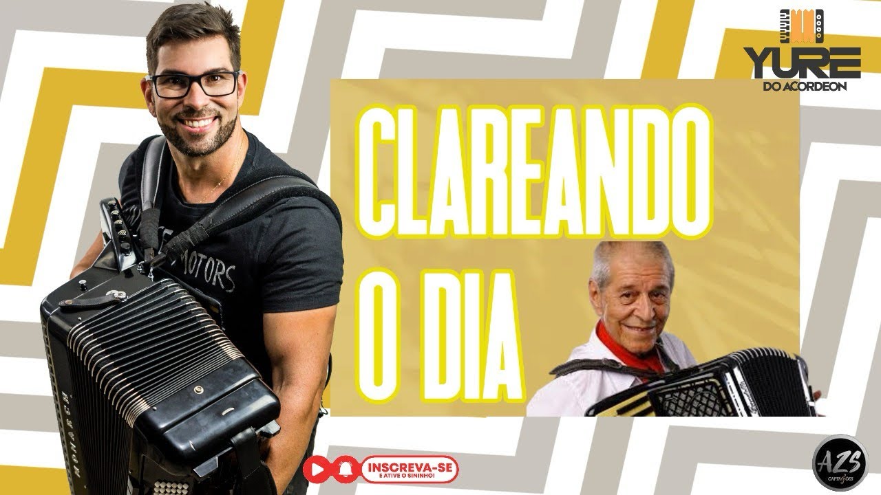 CLAREANDO O DIA- ALBINO MANIQUE- AULA DE ACORDEON INICIANTES