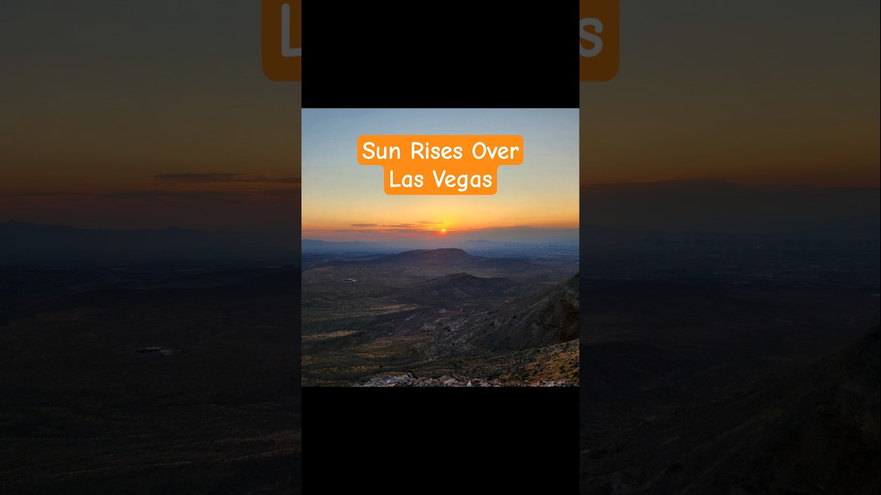 Sunrises Over Las Vegas (time lapse short) 
