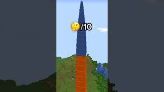 Minecraft BIGGEST Cobblestone Tower HACK 🤯