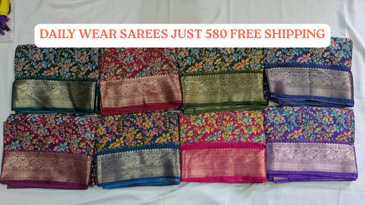 Daily Wear Sarees under 600 