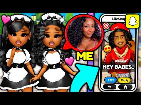 We Went UNDERCOVER as REALISTIC MAID TWINS in LifeTogether RP… *ARRESTED* 😳 | Roblox Snapchat