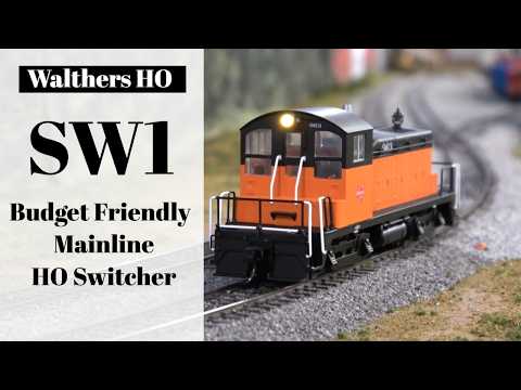 Walthers Mainline SW1 Review 🚂 Budget-Friendly Switcher with ESU LokSound & DCC!