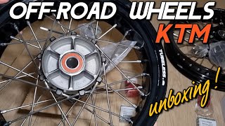 KTM off-road SPOKE WHEELS for KTM 1290 Super Adventure S - UNBOXING