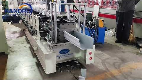 rain gutter roll forming machine#rainguttermakingmachine