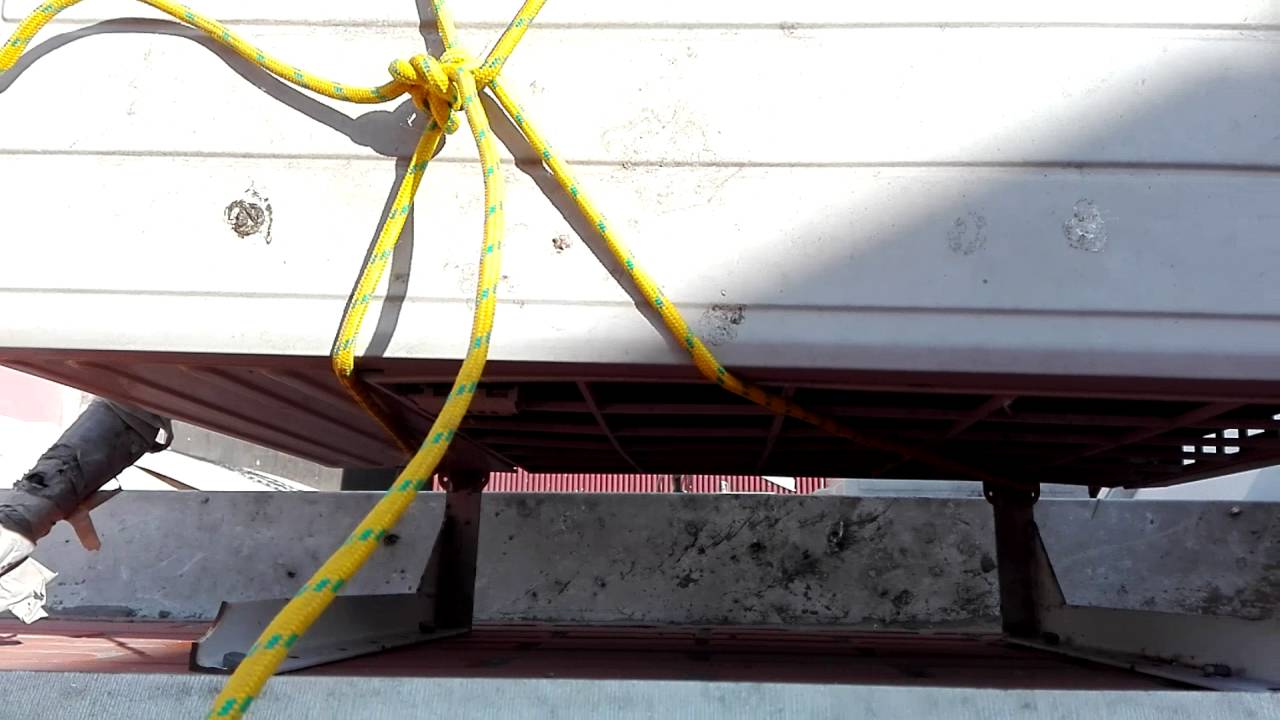 Безопасный демонтаж наружного блока кондиционера - YouTube