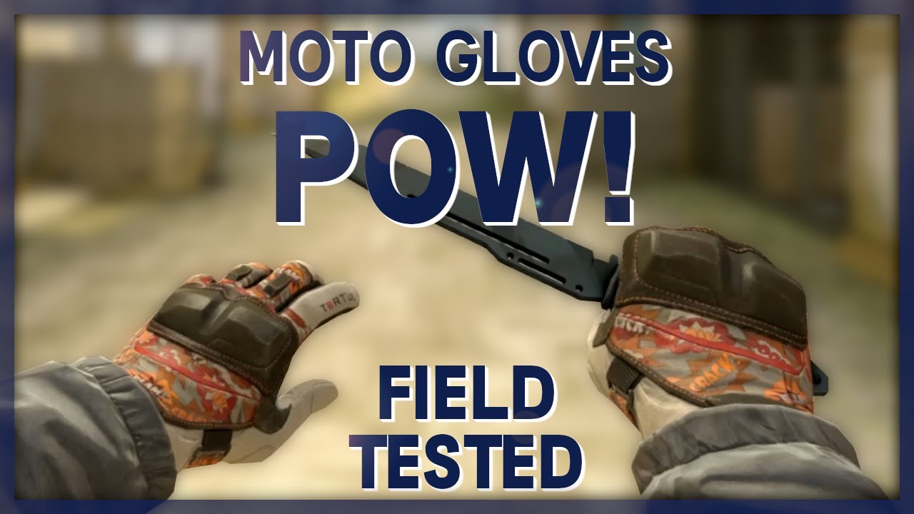 CSGO Skin Moto Gloves POW! (FieldTested) YouTube