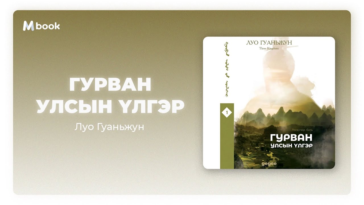 Гурван улсын үлгэр (1-р боть) - Луо Гуаньжун (аудио номын дээж)
