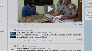 Reporting abuse to Twitter