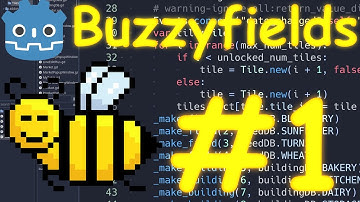 Buzzyfields - Farm Management Game - Devlog #1 (Glowing popup notifications) - Godot