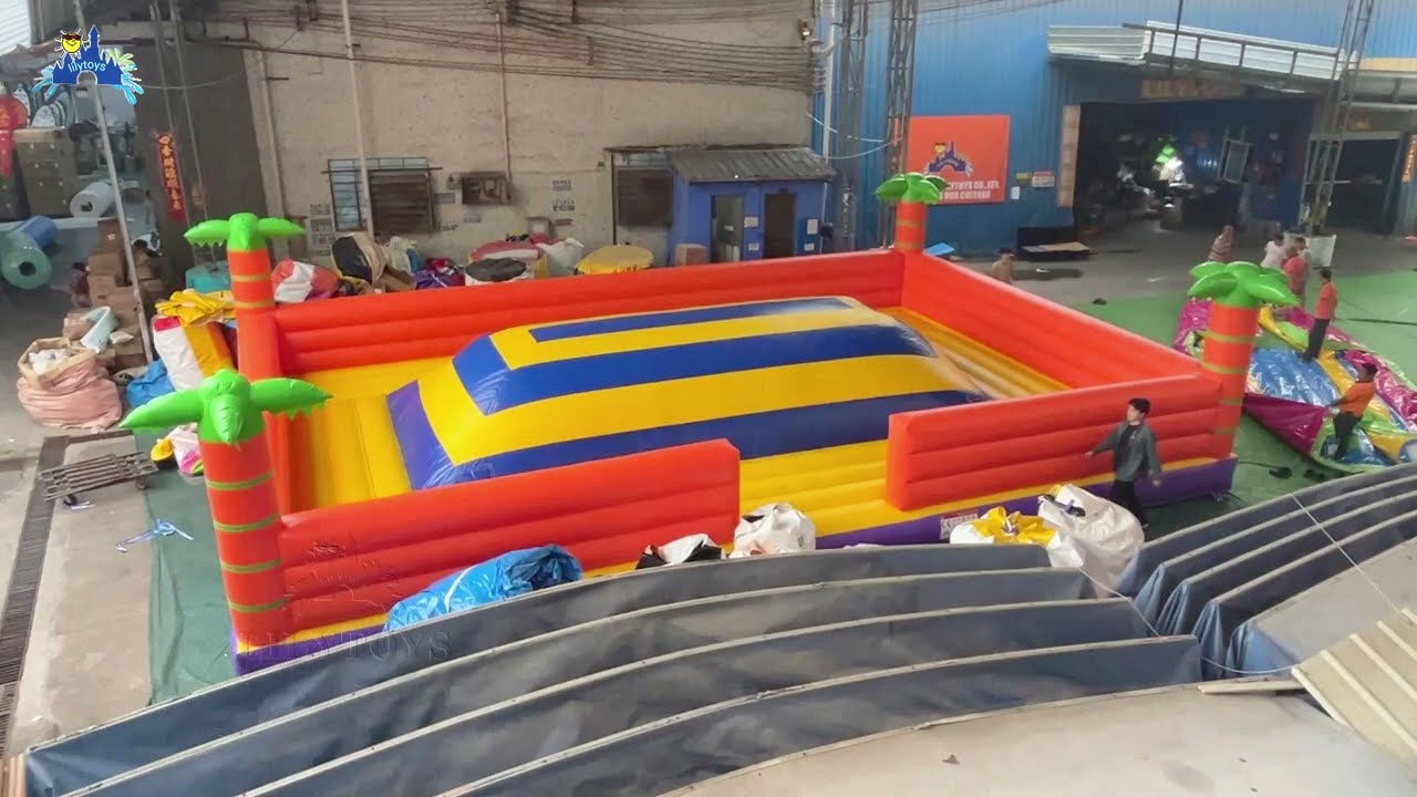 Tropical Inflatable Bounce House | Beach Color Fun for All