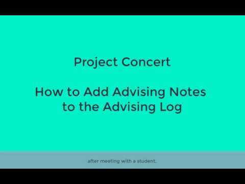 Advising Log Instructions Burke Final - YouTube