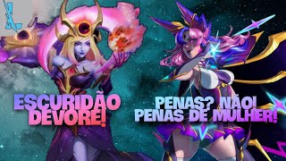 LUX COSMO NEGRO SAFADA E XAYAH CORROMPIDA TARADA - Wild Rift