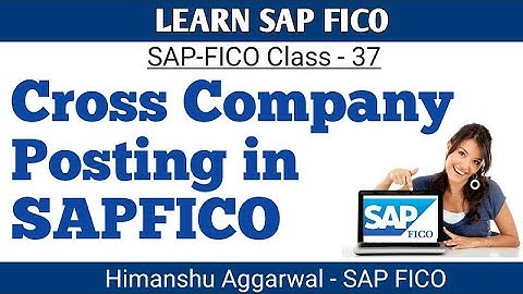 Cross Company Posting in SAPFICO