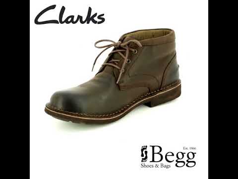 Clarks Lawes Mid Gtx G Fit Dark Brown 