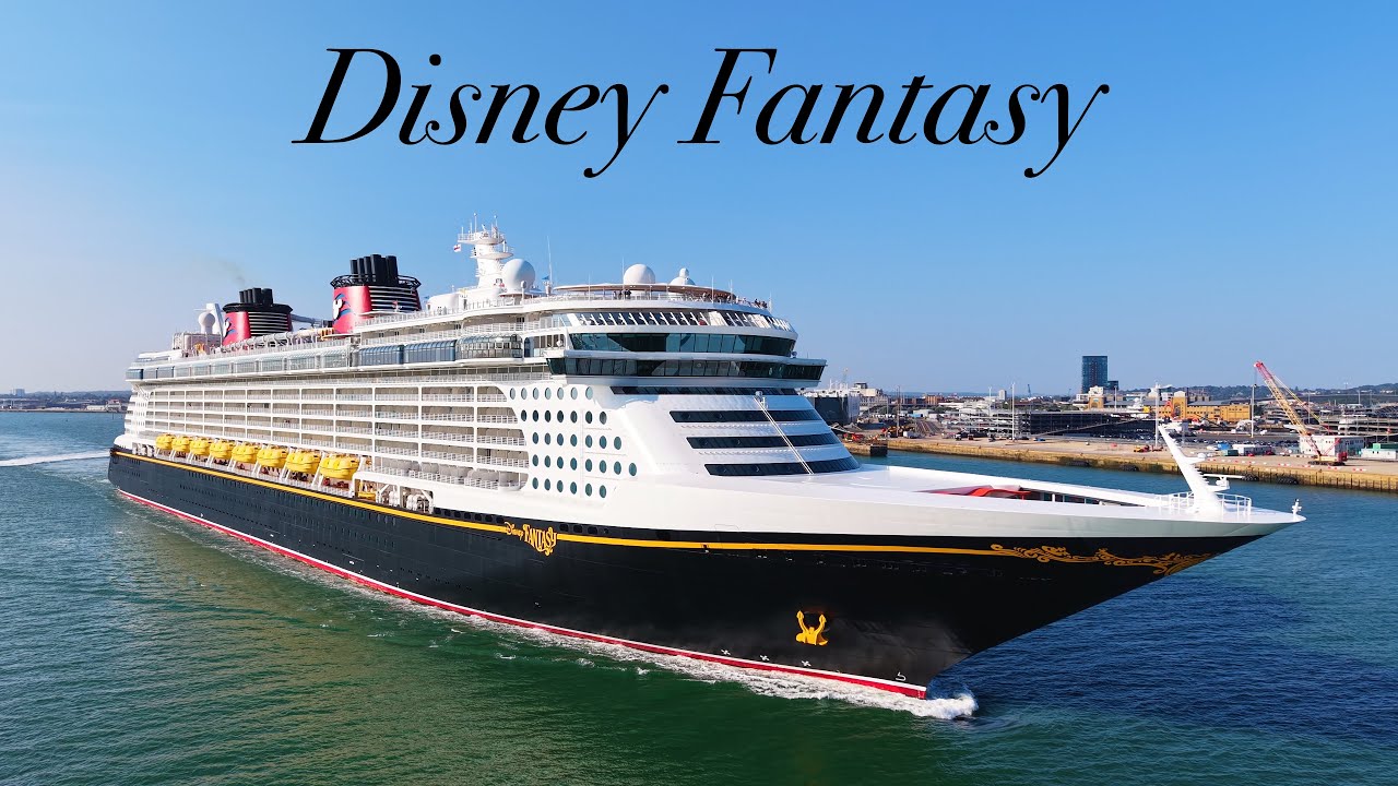 Disney Fantasy - Cruise Ship -  Departing from Southampton 10/08/2025 - Filmed on 2x DJI Air 3s - 4K