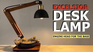 Making a cool desk lamp using a rare motorbike engine head. by Mike Freda 967 views 2 years ago 10 minutes, 45 seconds