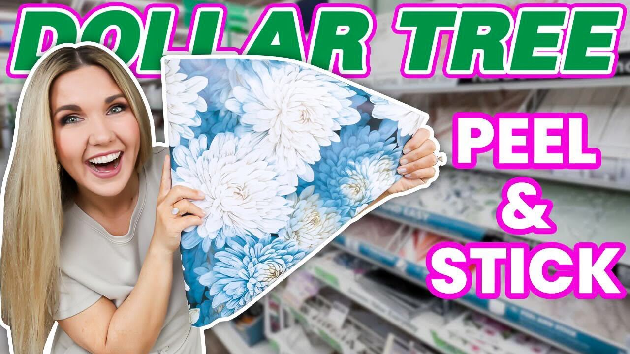 Change Your Life with Dollar Tree Peel & Stick Wallpaper!