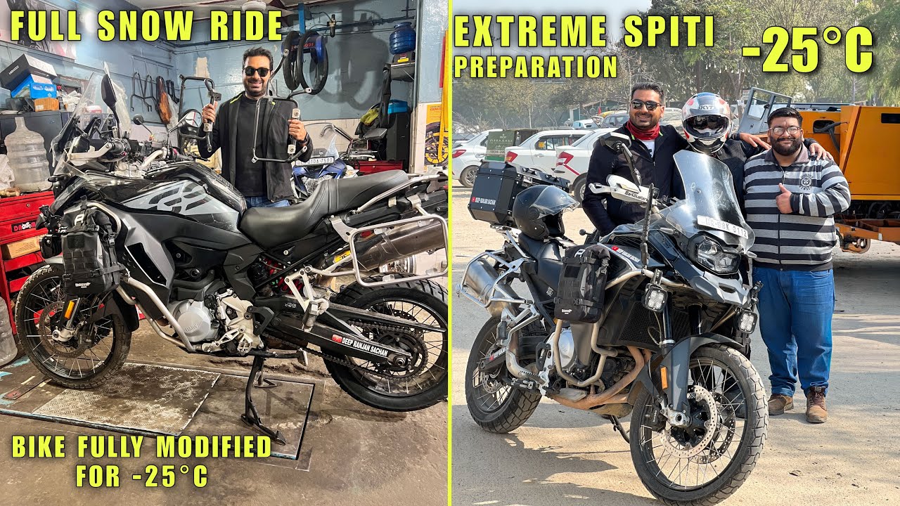 Extreme Winter Spiti Ride ki Full Preparation Done | Big Modifications on My BMW F 850 GSA |3 Riders