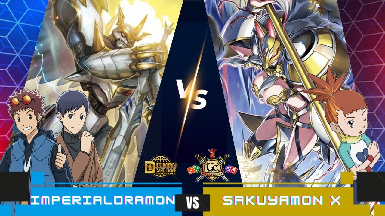 IMPERIALDRAMON VS SAKUYAMON X - DIGIMON CARD GAME INDONESIA