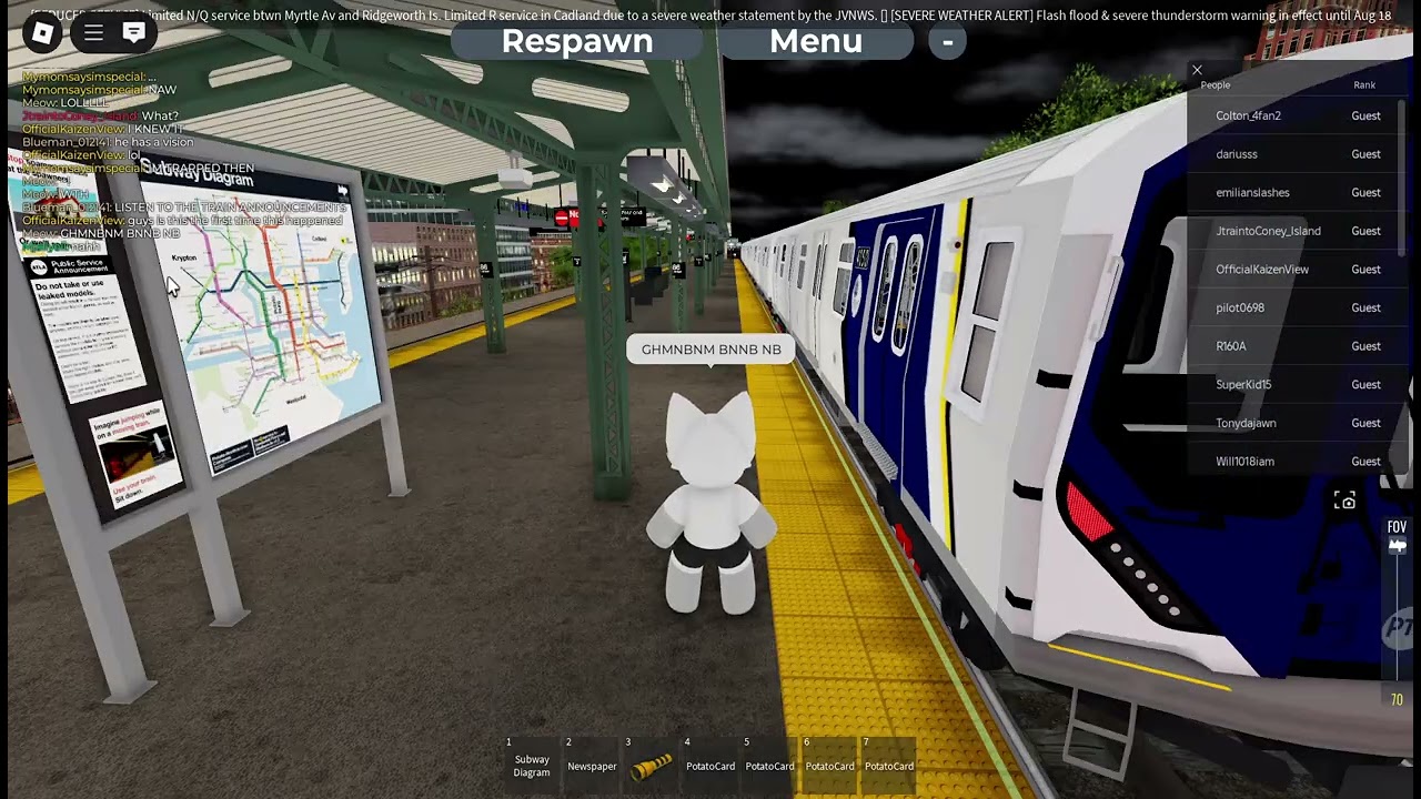 Potato City Subway Hurricane/Flash flood.