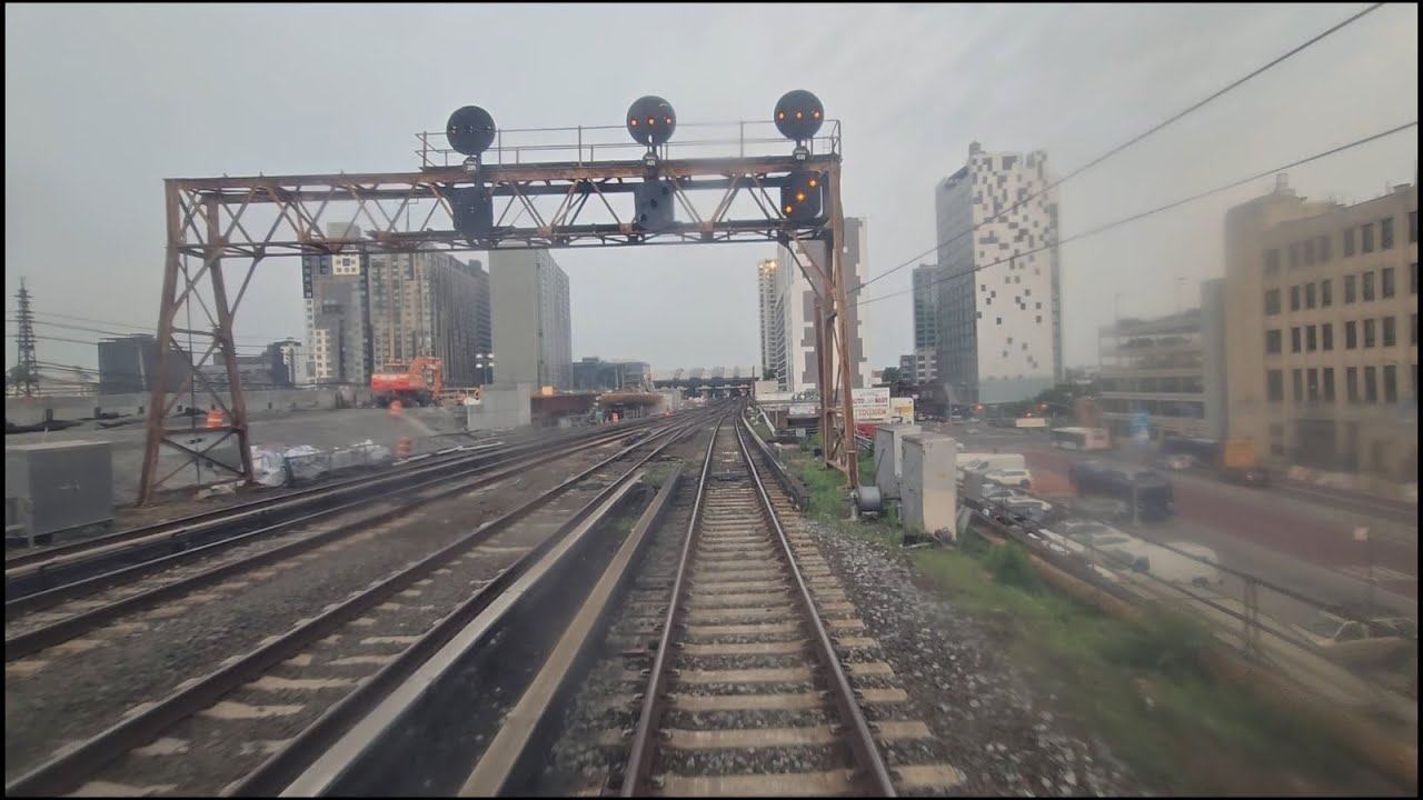 4K/60p: LIRR M3 Front Window Huntington to Penn Station