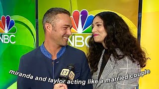 taylor kinney and miranda rae mayo acting like a married couple for six minutes