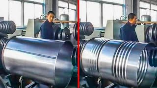 The Incredible Semi Automatic Steel Drum Making Machine. Steel Barrel Production Line