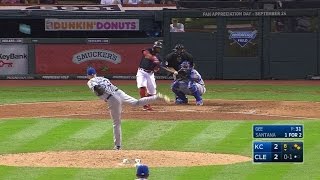 Celebrity KC@CLE: Santana belts a three-run homer to right Wealth