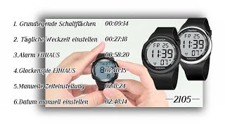 Vielen Dank, dass Sie sich für die Hearkent 2105 Atomic Digital Talking Watch entschieden haben!