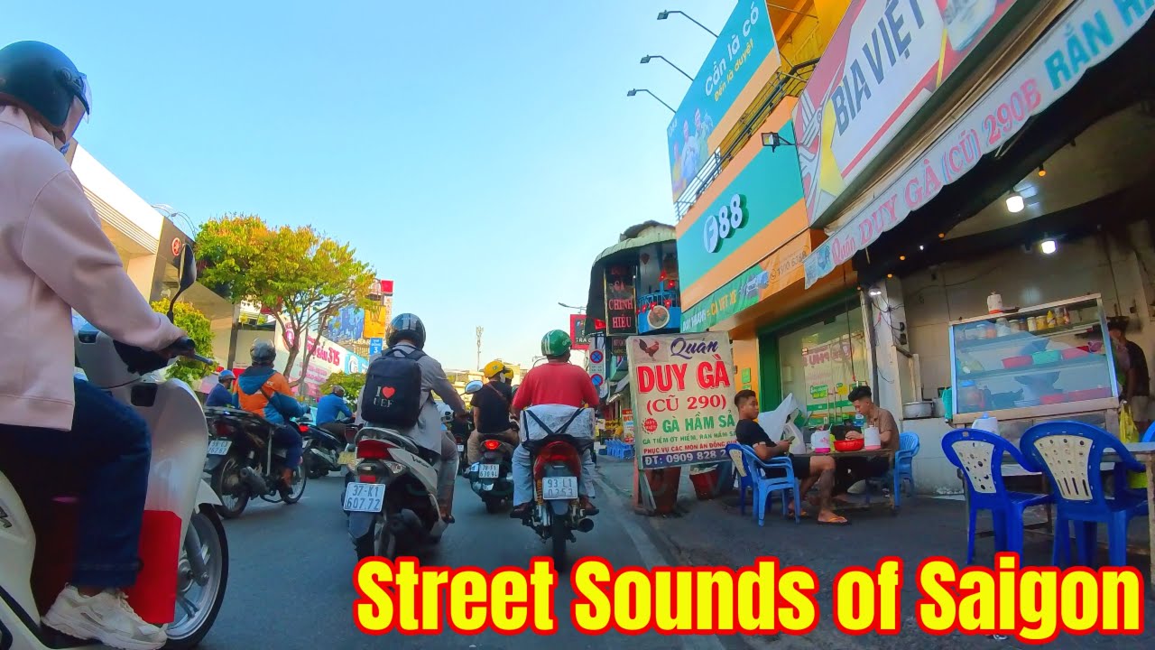The sounds of traffic in Saigon During Rush Hour | Saigon Street Ambience | Nature Sounds for Sleep