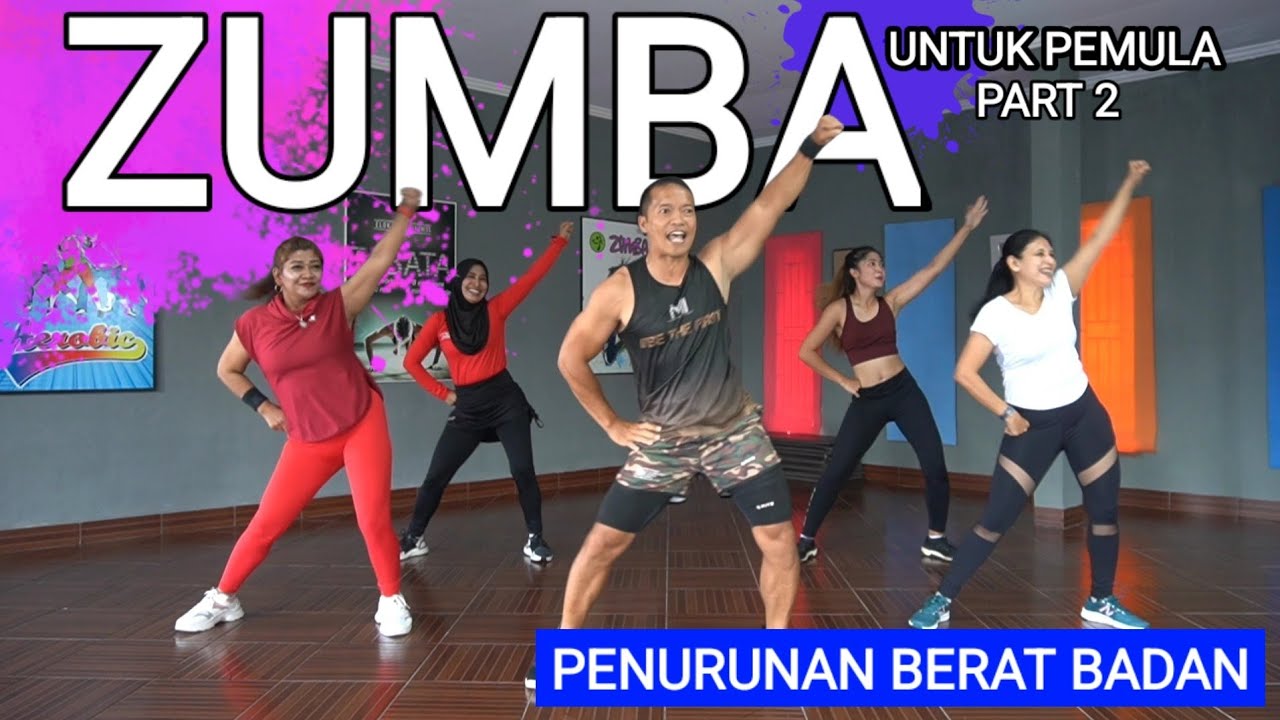 ZUMBA FOR BEGINNERS PART 2 | EASY TO FOLLOW MAKES YOU GO OVER