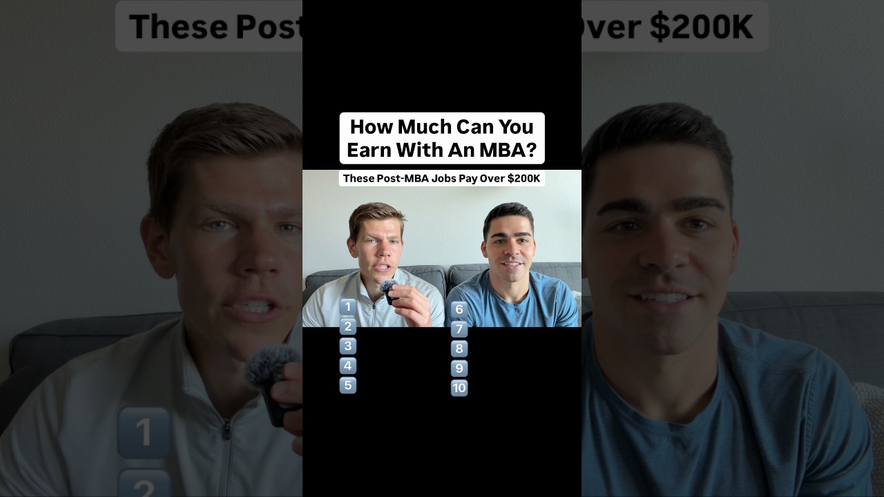How much Harvard MBAs make post-grad, from brothers going to HBS