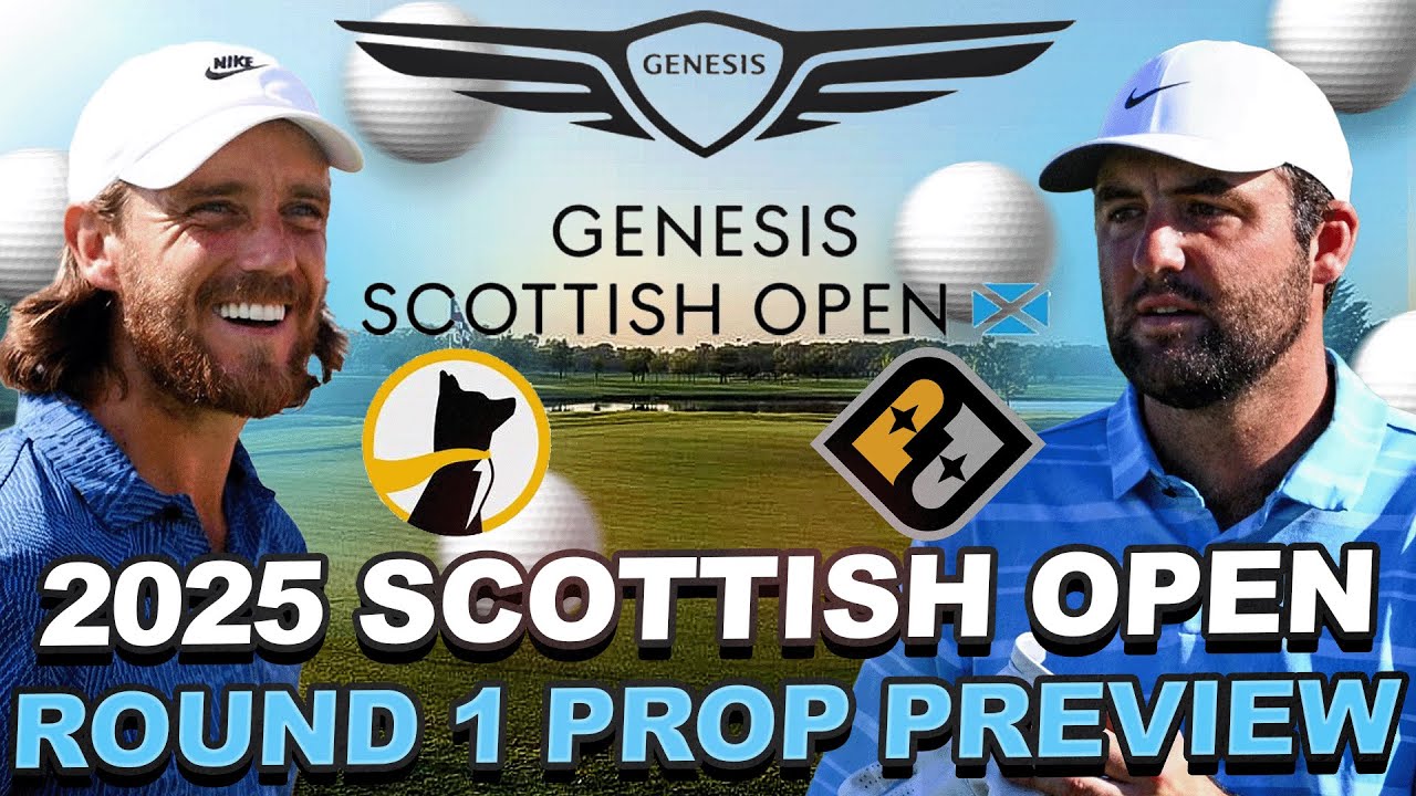 2025 Scottish Open Round 1 Prop Preview : Weather, Averages, Matchups, Prize Picks + Underdog Picks