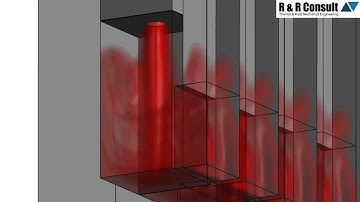 Transient CFD visualisation of arc fault explosion
