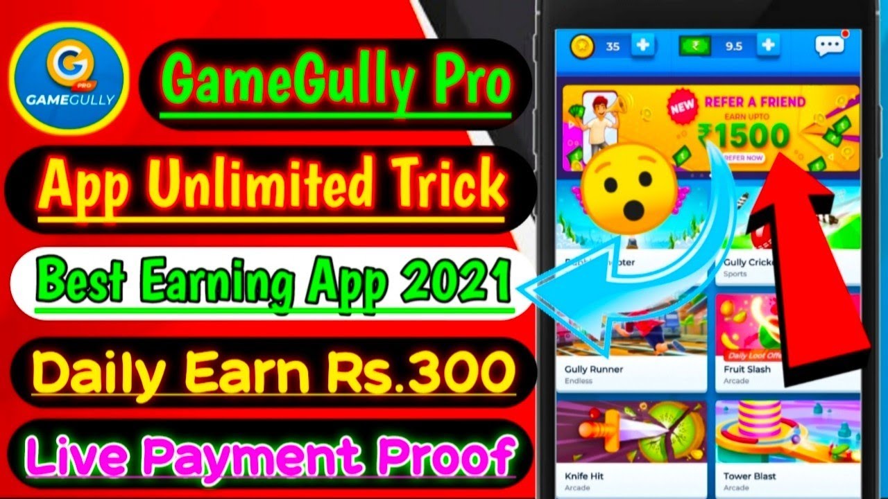 Gamegully App Se Paise Kaise Kamaye|Gamegully payment proof|Gamegully Unlimited trick|Per refer 1500