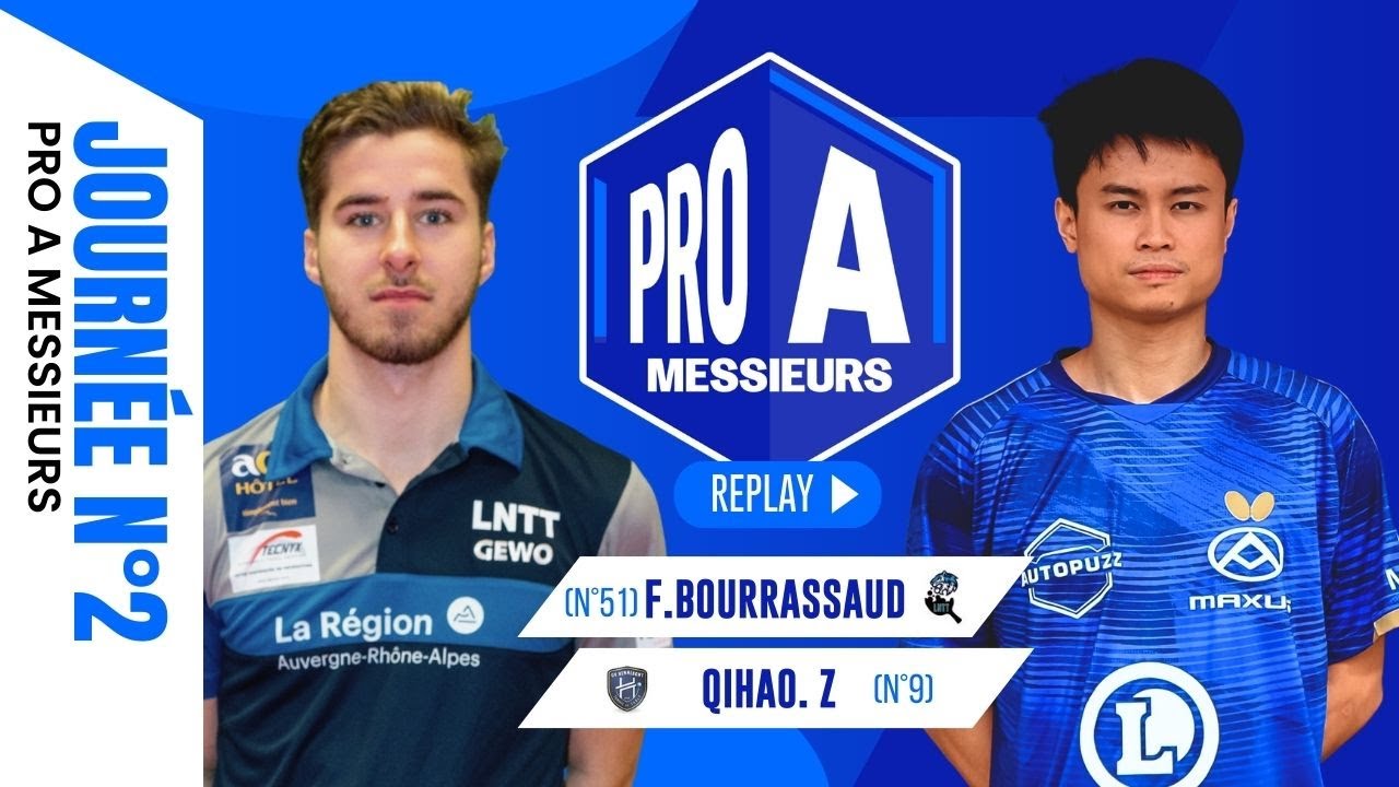 Florian BOURRASSAUD vs Zhou QIHOU | J2 | ROANNE LNTT vs HENNEBONT GV | PRO A
