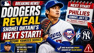 Dodgers Reveal Shohei Ohtani’s Next Start Before Yankees!! THANKS YOUTUBE TEAM FOR 2 MILLION VIEWS