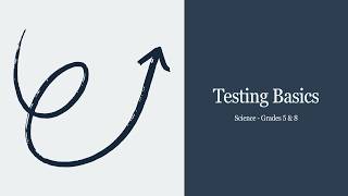 PSSA Testing Basics Science