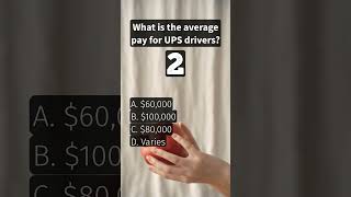 What is the average pay for UPS drivers?