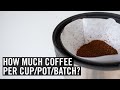 Coffee Brewing Ratios Explained