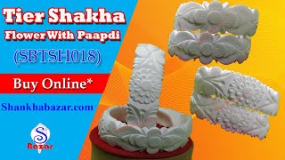 Tier Shakha Wider Width Shakha Designer Shakha Product Id- Sbtsh018 Shankhabazar