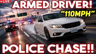 BREAKING: STOLEN CAR POLICE PURSUIT! - L.A CALIFORNIA