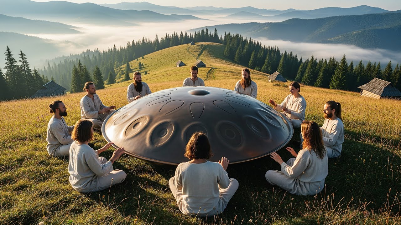 Sacred Flow | Handpan Meditation Music | Deep Emotional Healing 1111 Hz