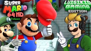 Im A Playable Character Now? Super Mario 64 Hd Deluxe - Luigikid Edition Mario 64 Hd Remake