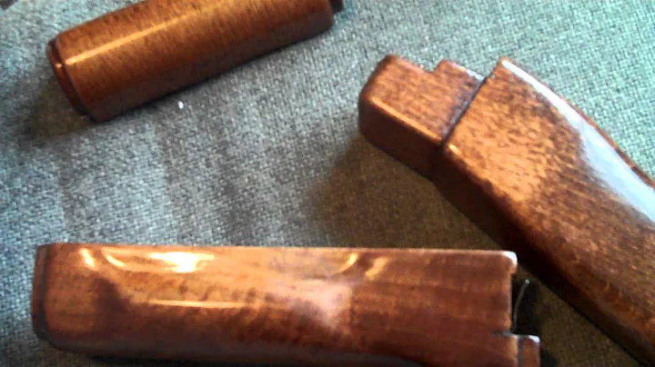 Refinished AK 74 wood stock set